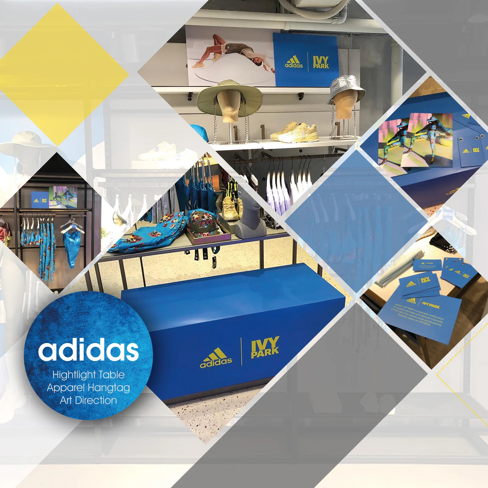 adidas 零售宣傳圖像作品集圖板