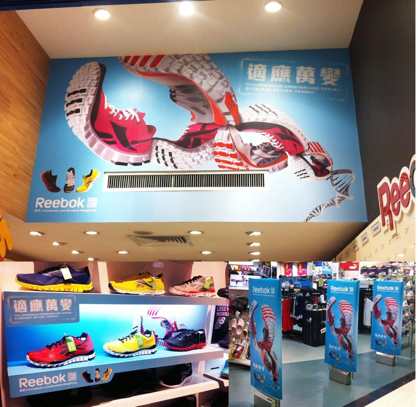 Realflex 2012・背景、燈箱及陳列區